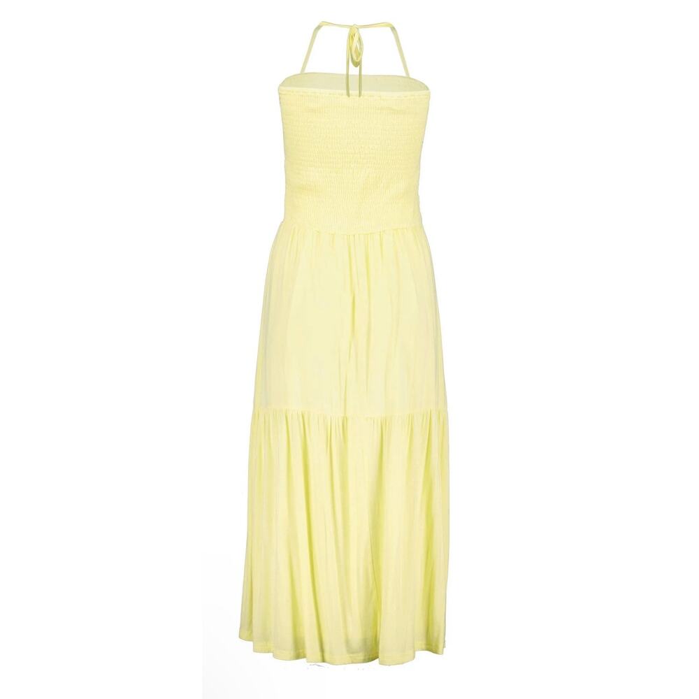 Bishop & young yellow NWT smocked halter tiered dress Bellissima limoncello $120 - Picture 2 of 10